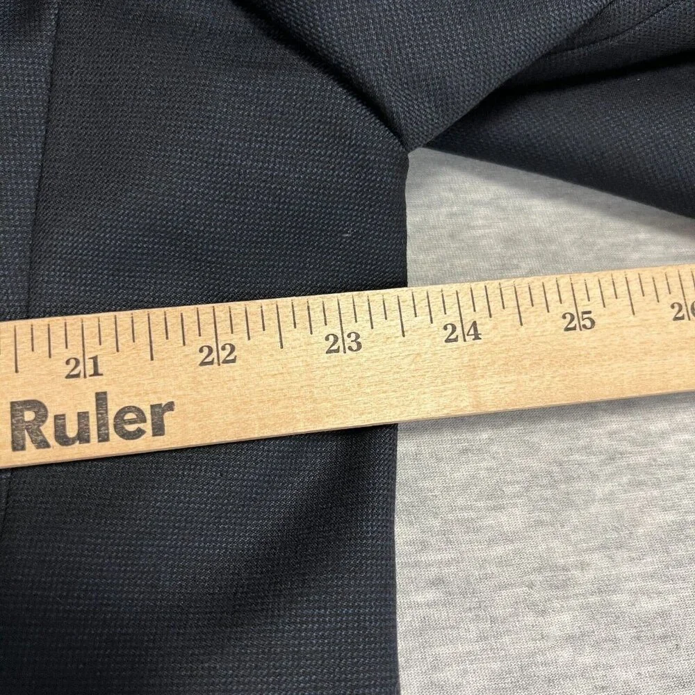 Vintage 90's Chaps Ralph Lauren Blazer Mens 43L Navy Wool Cashmere Blend Classic